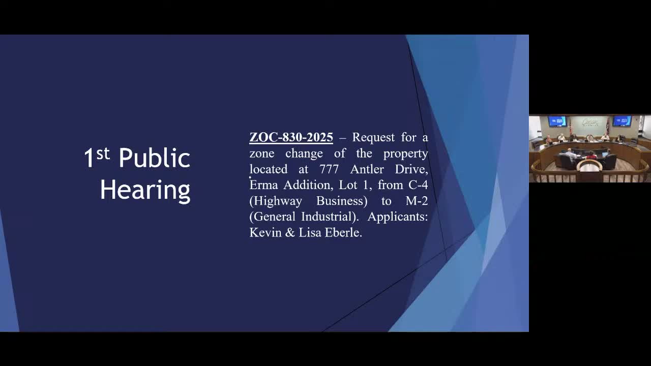 Casper planning commission approves rezoning for 777 Antler Drive to M2 industrial