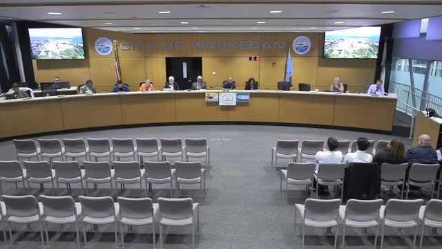 Waukegan staff brief committee on decision deadline to preserve local 1% grocery tax; potential $1.9–2M revenue at stake