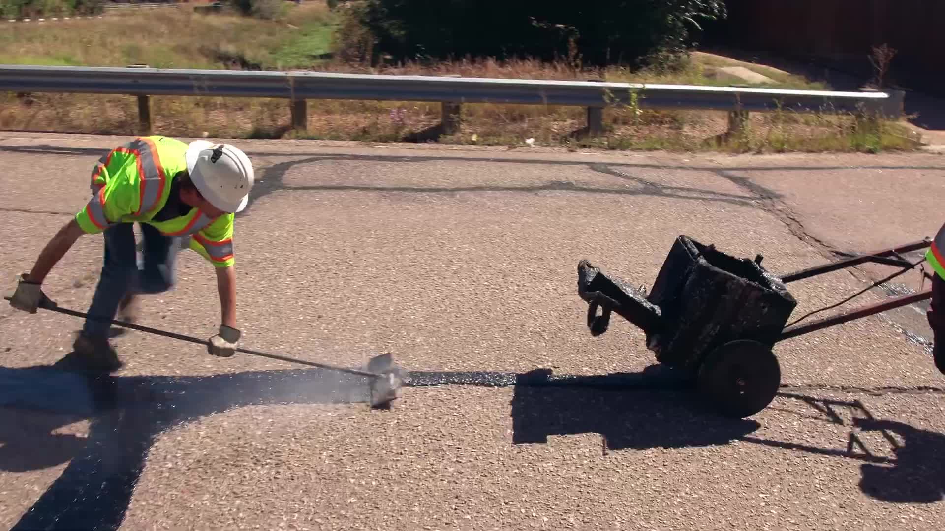 El Paso County describes crack-seal and mastic-seal methods used to protect roads