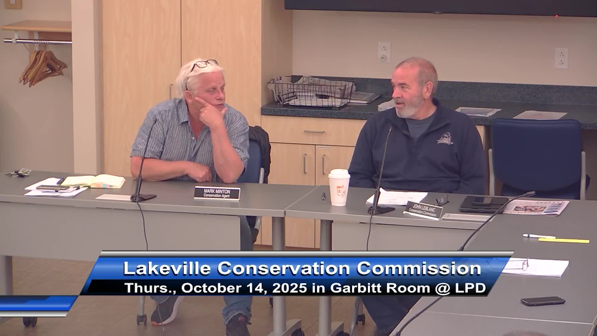 Lakeville commission approves minutes, adds standing agenda items and schedules reorganization; waits on DEP review of Captain's Way