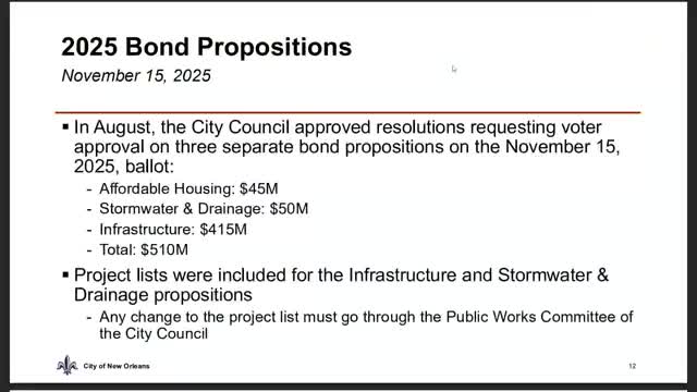 Officials pitch $510 million bond package to fund housing, drainage and infrastructure without raising taxes