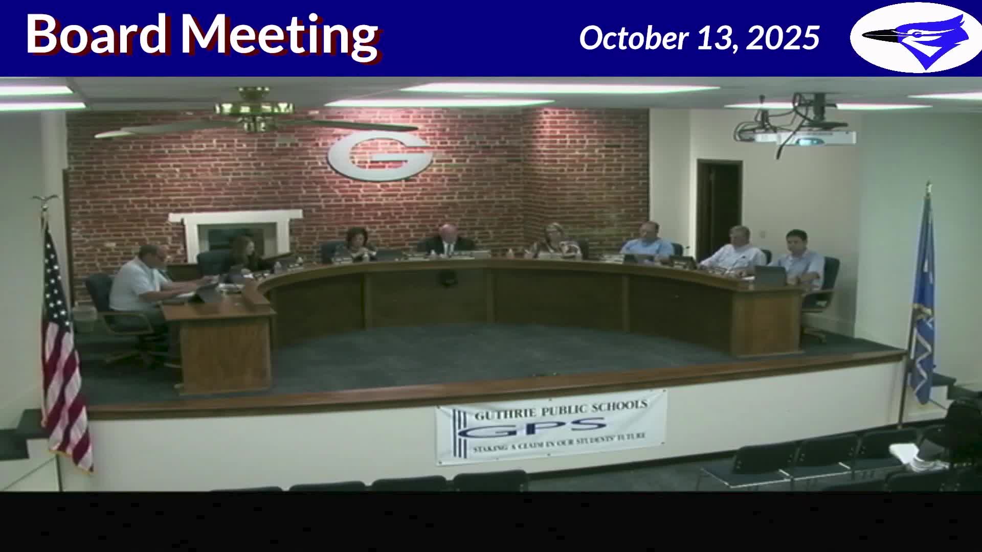 Guthrie board adopts 2025–26 operating budget; district projects roughly $3.48 million carry forward