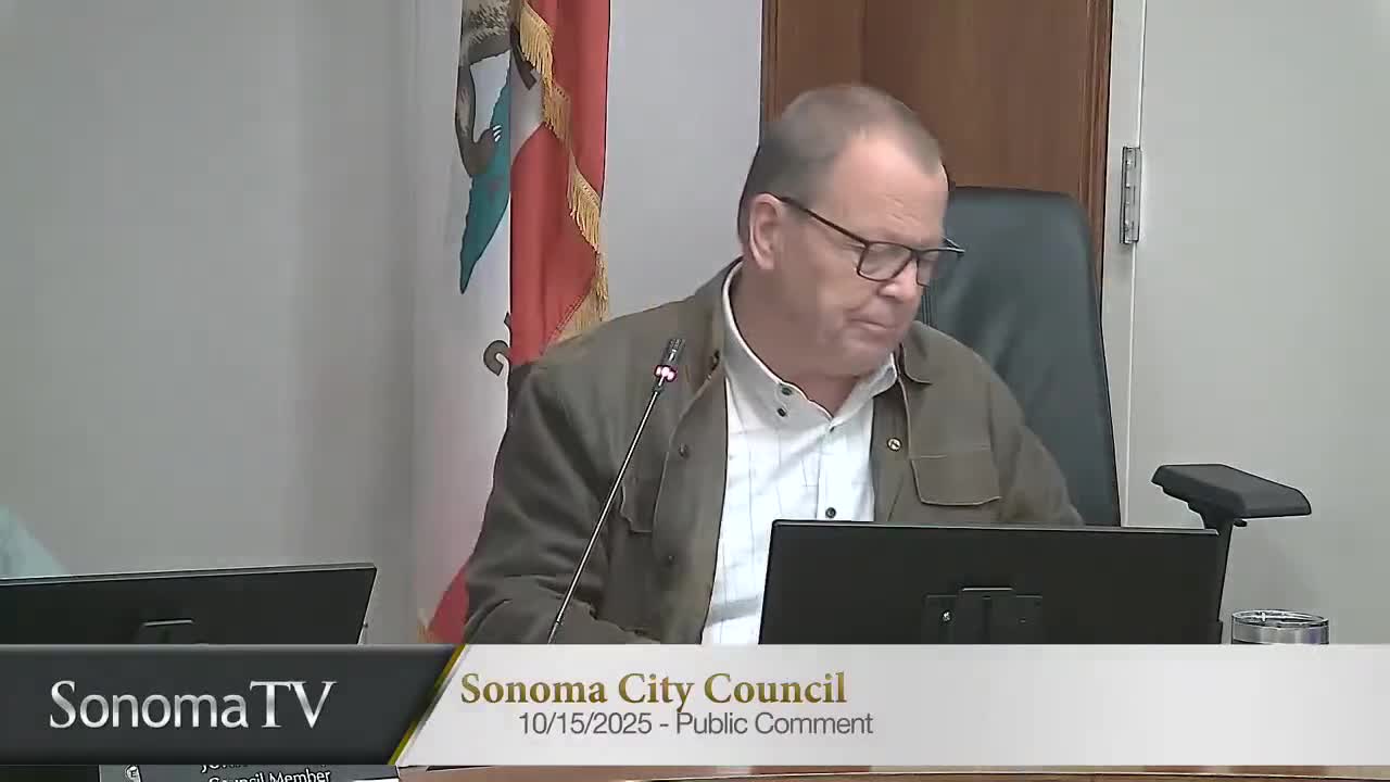 Residents press council on Sebastiani land-use proposal and mobile-home conversion ordinance update