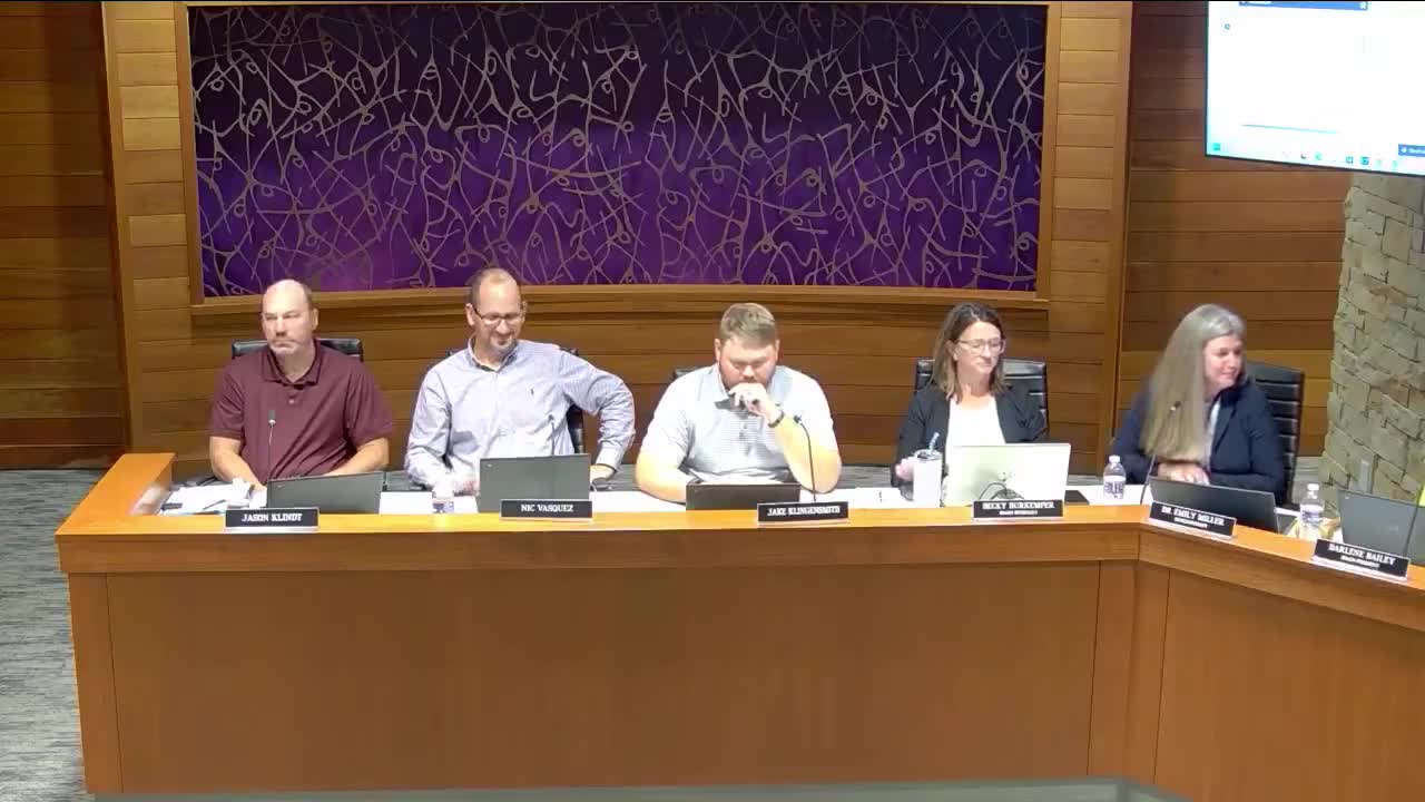 Votes at a glance: Kearney R-I board approves consent agenda, special-education compliance plan, food-service purchase, Core Collaborative agreement and sets a 