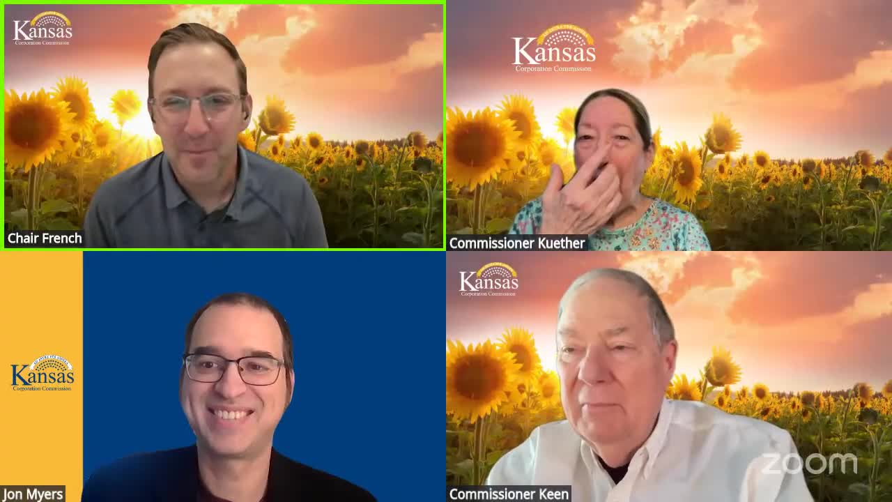 Kansas Corporation Commission approves consent agenda, denies Robinette Oil reconsideration petition