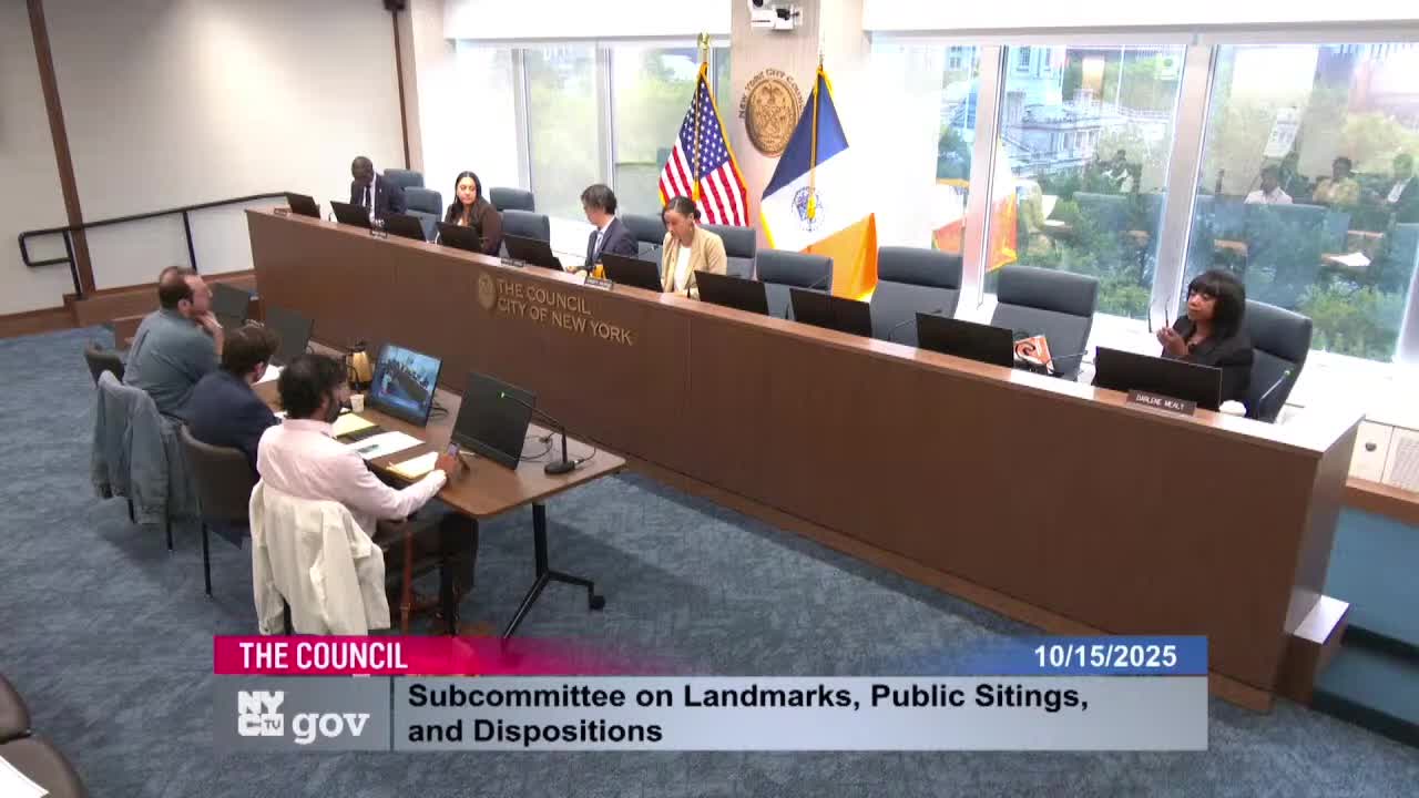 Council subcommittee hears HPD request for 40-year Article 11 tax exemption for 2149–2153 Pacific St. co-op