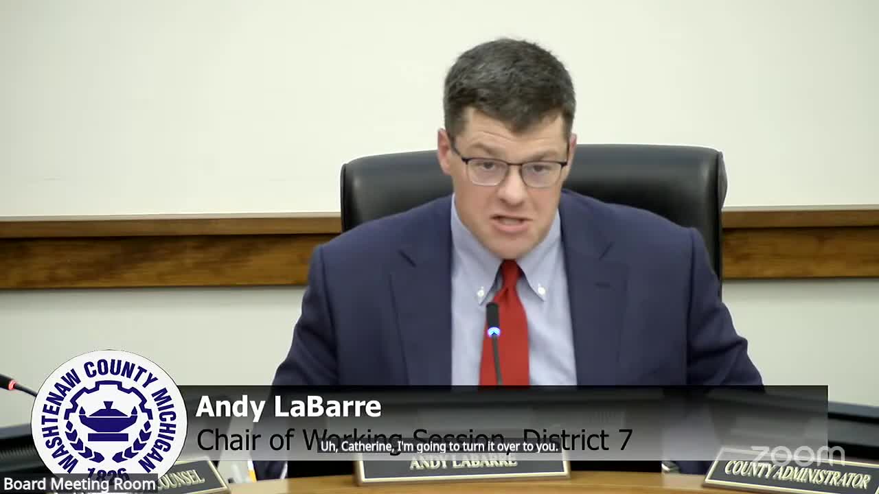 Washtenaw County releases 2026–29 general fund recommendations; commissioners spar over animal‑control funding