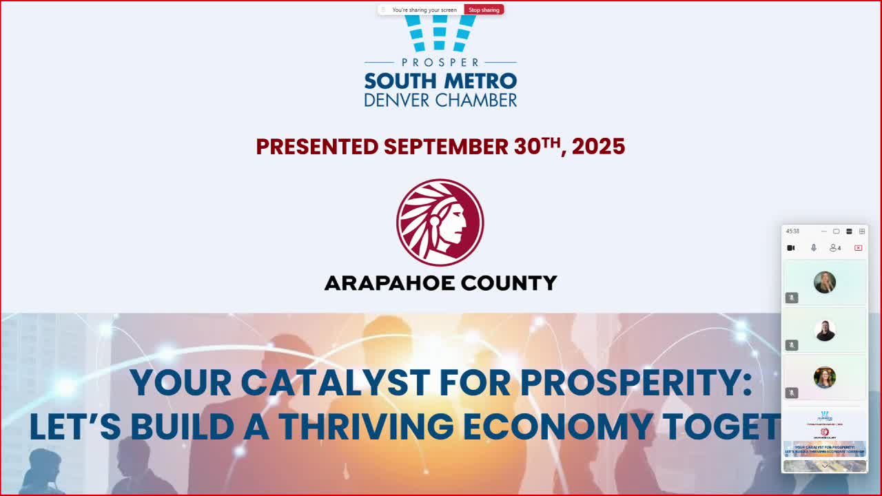 South Metro Denver Chamber outlines workforce and destination marketing plans