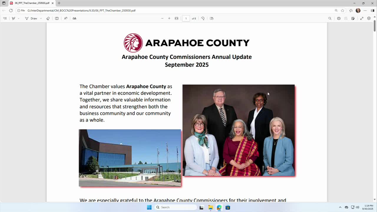 Aurora Chamber reports enterprise‑zone role, military affairs recognition and expanded programs for young professionals and women