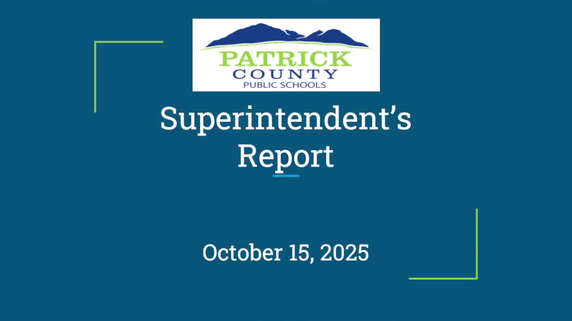 Patrick County board highlights college-access 'Patrick County Promise' and school facility upgrades