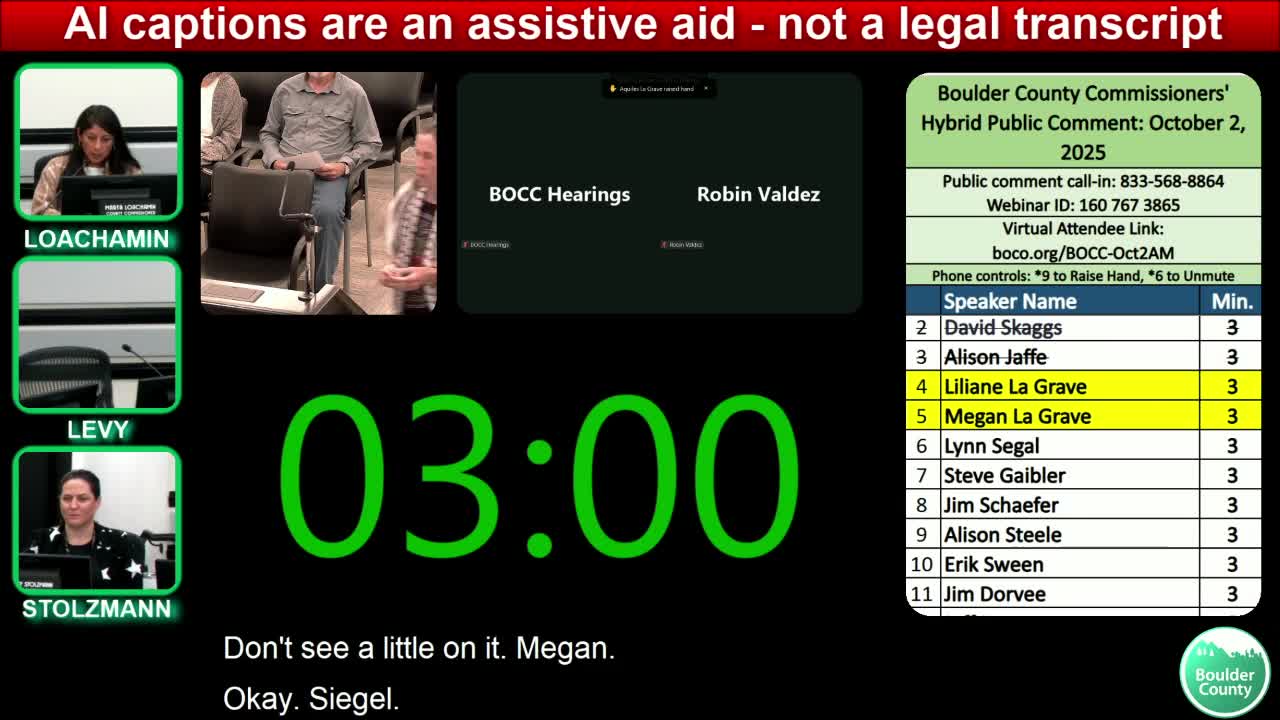 Resident says county retrofit installation failed; asks for county follow-up