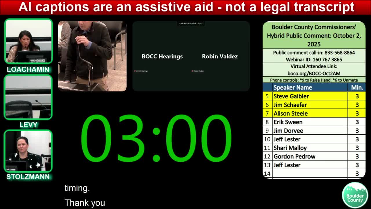 Resident urges flexibility on 1,500-square-foot home-size rule for Eldorado Springs town site