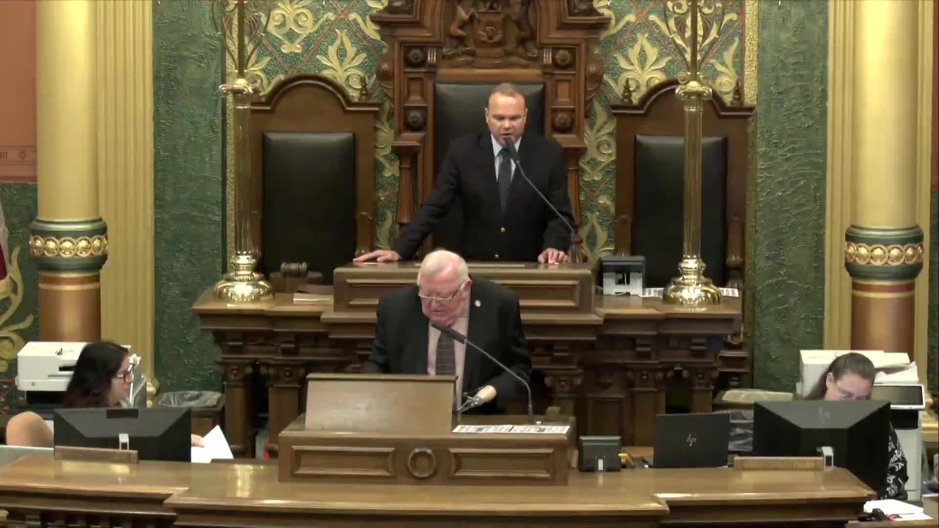 Michigan House reports several bills passed, refers others and adjourns for lack of quorum