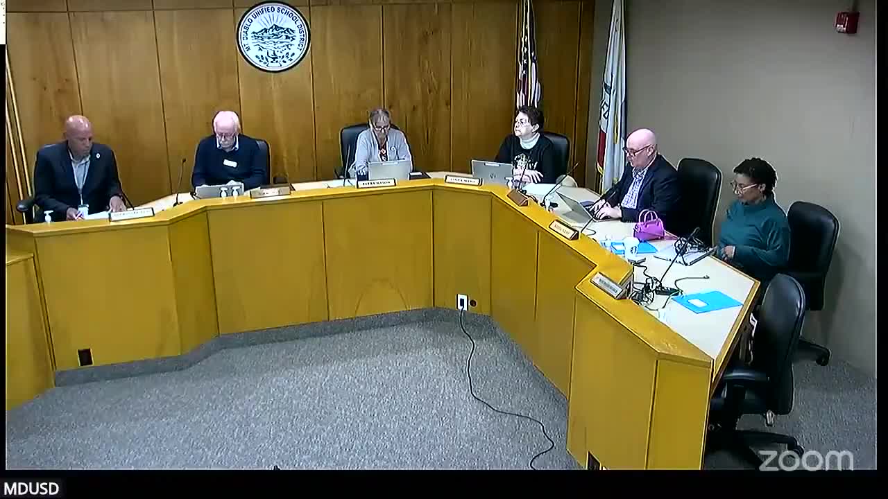 Mount Diablo Unified board announces closed-session agenda including labor negotiations, personnel, litigation, liability claim and student expulsion