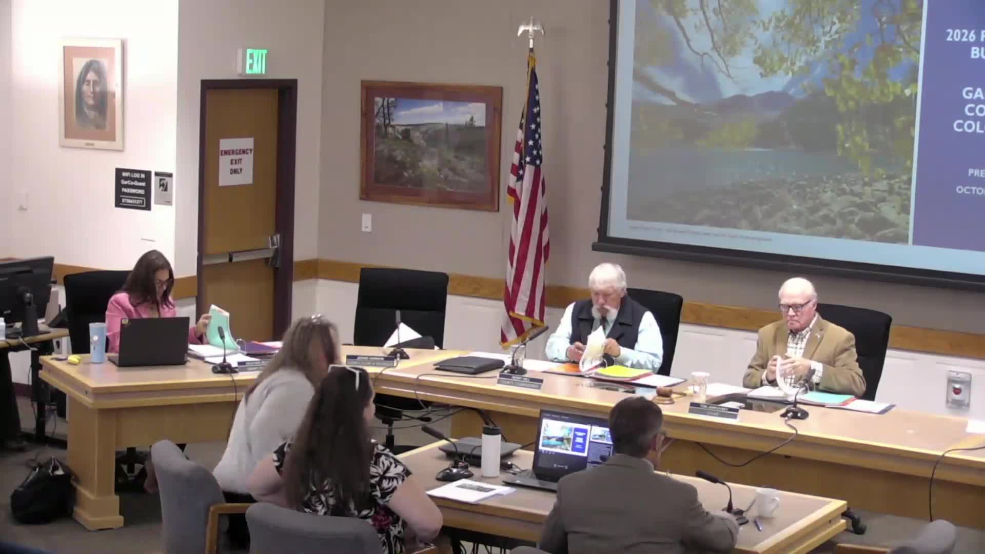 Garfield County presents 2026 proposed budget with $10.5 million net drawdown; hearings set through Oct. 21