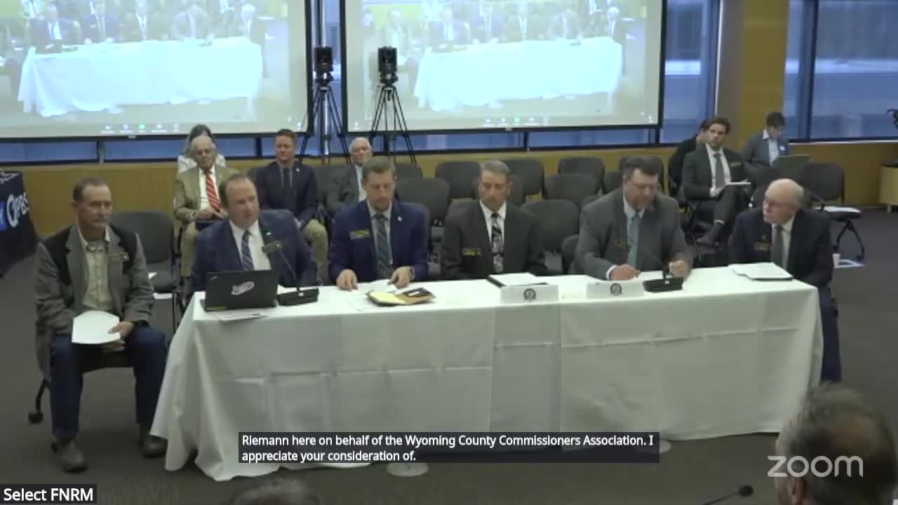 Counties tell committee FINERPA funding helps them shape federal land policy; ask to keep plans current
