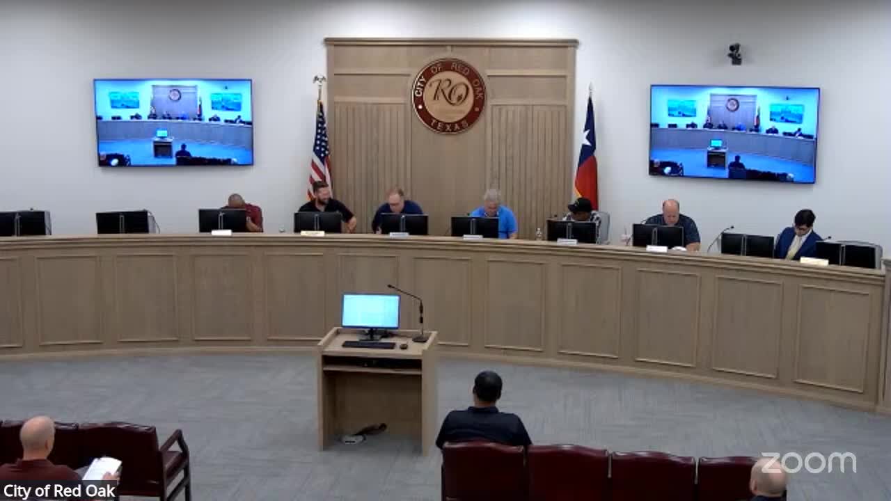Red Oak zoning board hears variance request for 105 South Main; outcome unclear in transcript