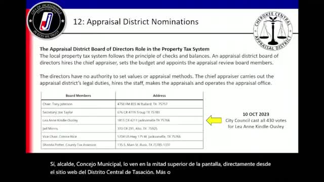 Council nominates Robert Haverley for Cherokee Central Appraisal District ballot