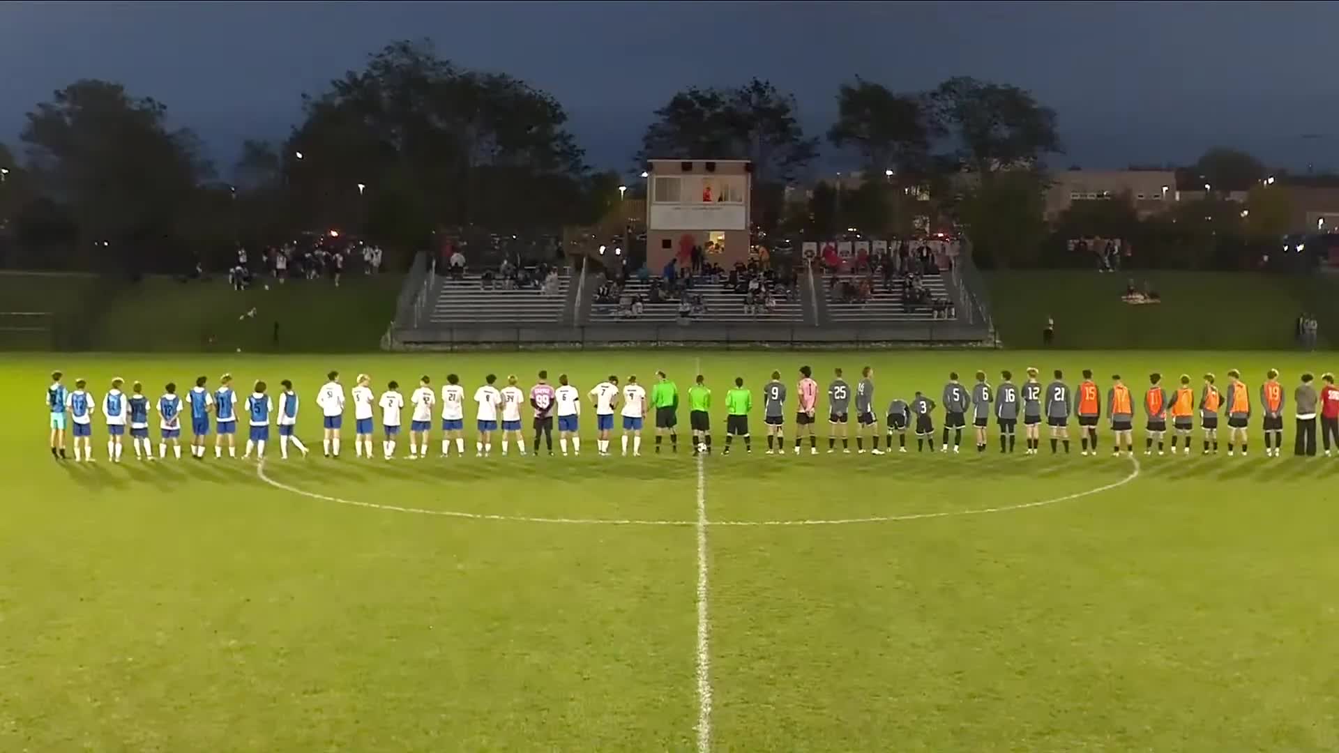 No civic meeting articles — transcript is sports game commentary