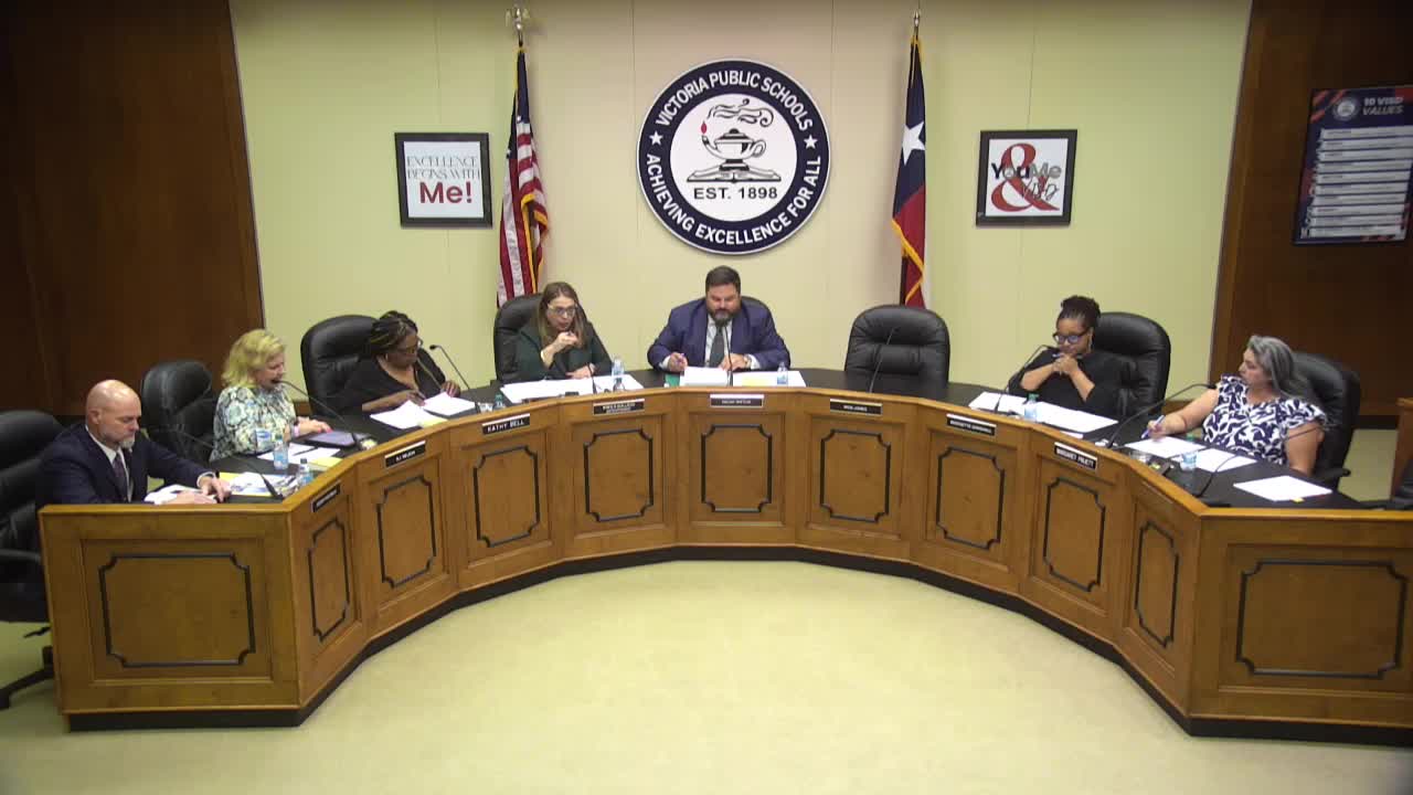 Victoria ISD trustees approve legal retainer, transportation software purchase and personnel hires; set bond workshop dates