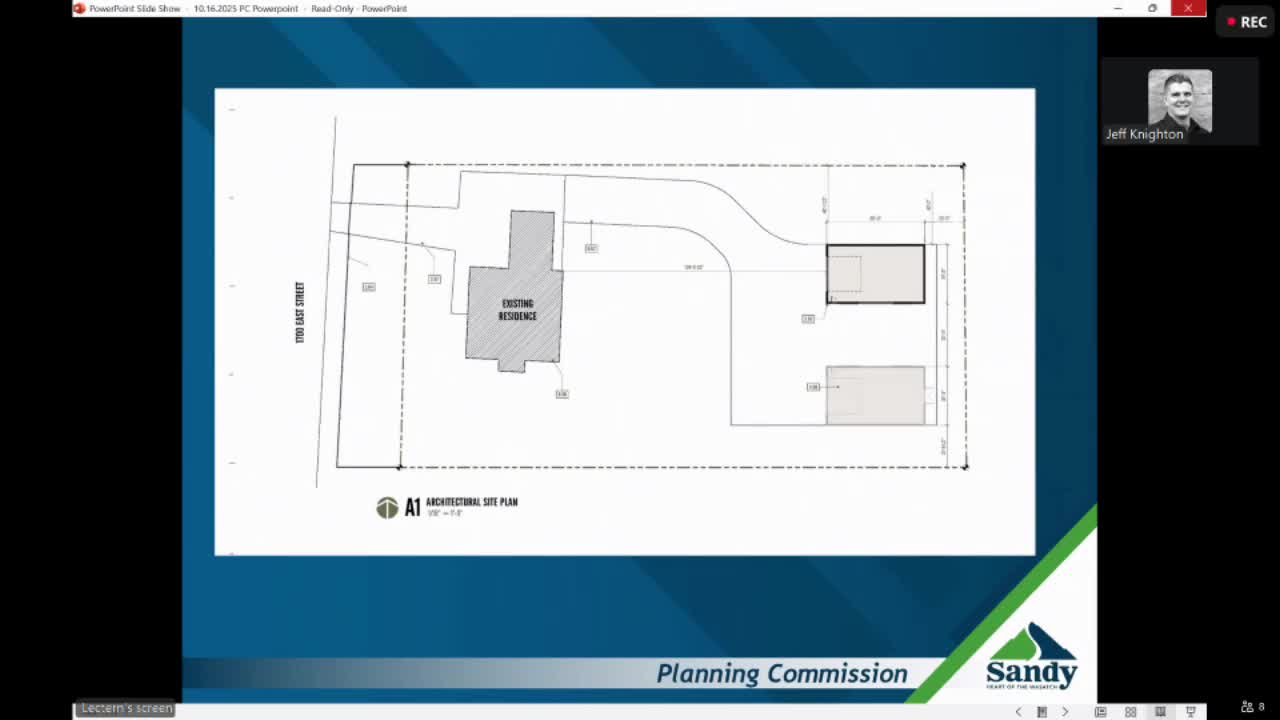 Commission approves second 1,500‑sq‑ft accessory building at 11075 S. 1700 E.