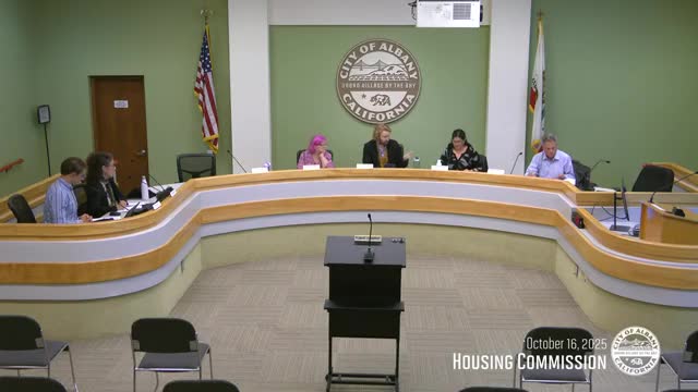 Albany Housing Advisory Commission reviews tenant-education, rent-review and legal-assistance options