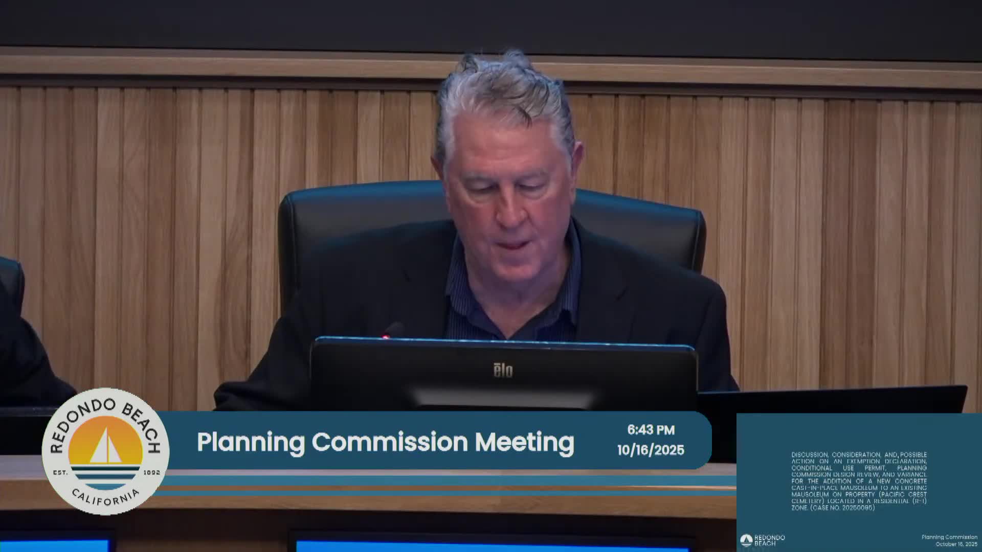 Planning Commission approves Pacifica Cemetery mausoleum expansion with setback variance