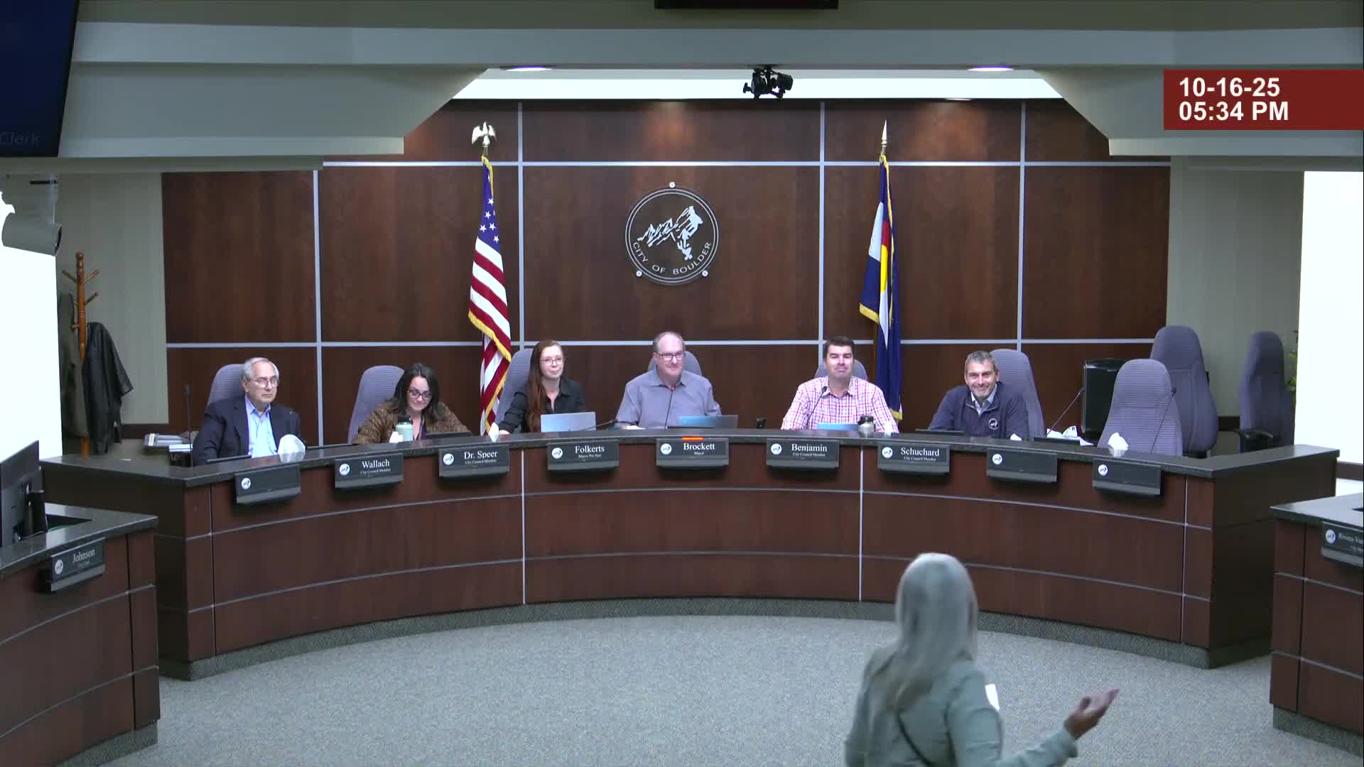 Multiple residents urge Boulder to divest from companies tied to Israeli military actions; council offers limited staff follow‑up