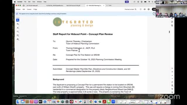 Planning commission backs concept plan for Fire Station 56; rezoning and UDOT approvals next