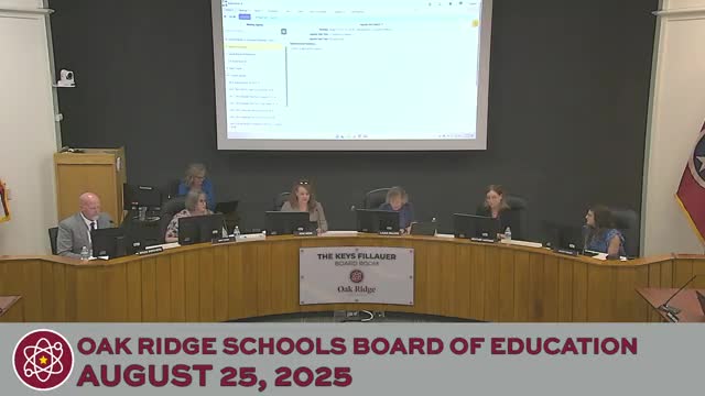 Oak Ridge Board approves $99,110.72 security grant, updates policies, adds staff and accepts donated VR headsets