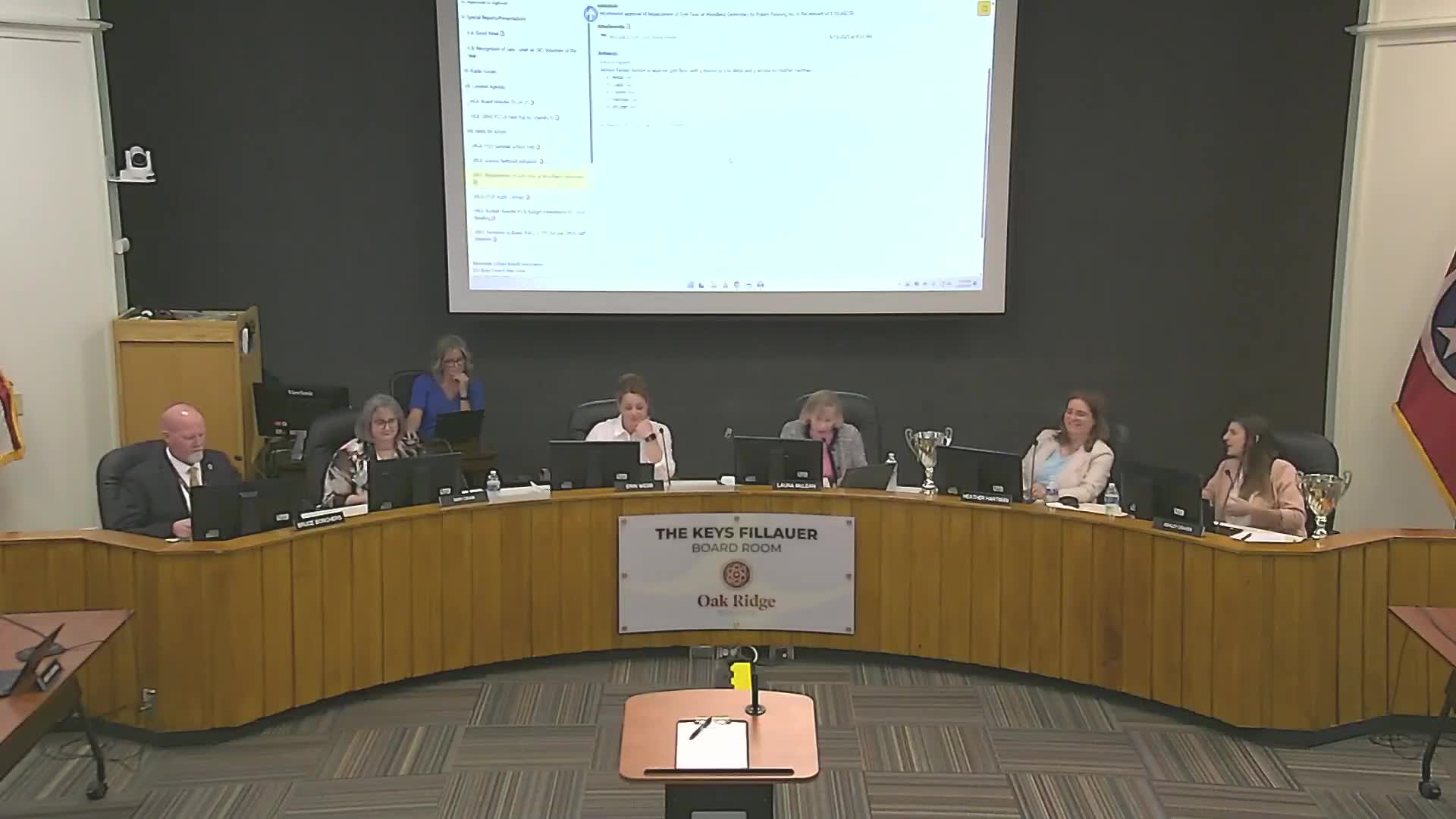 Oak Ridge Board approves summer school fee waivers, new K–12 science textbooks, gym floor replacement and budget amendments