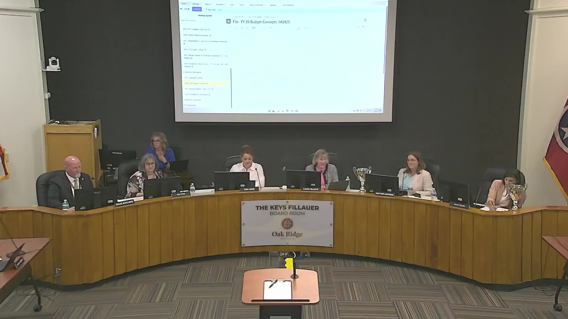 Oak Ridge Schools presents FY26 budget concepts, projects 79-student enrollment increase and outlines staffing focus