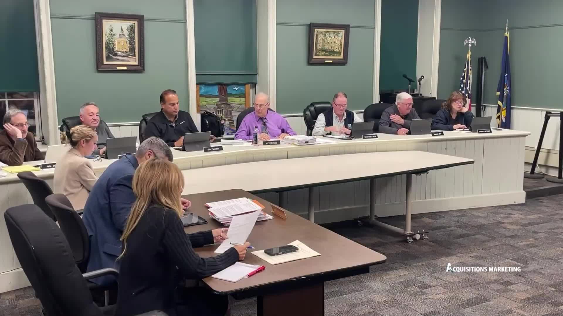 Planning board presses developer on safety, noise and water risks for Hartley Road battery storage project