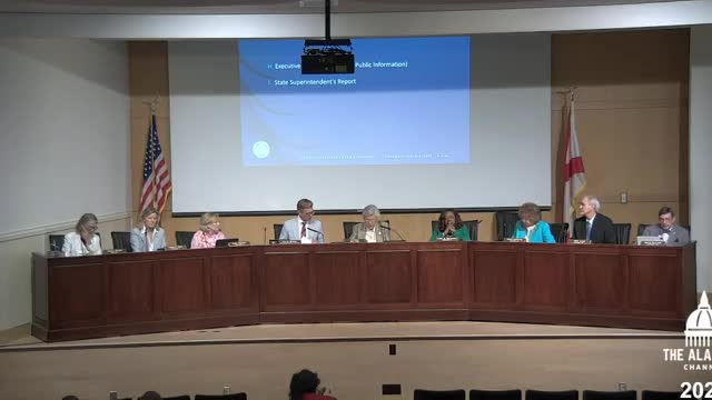 Alabama Board elects vice president and president pro tem, approves two educator-preparation resolutions