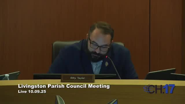 Livingston Parish Council adopts ordinance to issue up to $91.29 million in sales-tax revenue bonds for road projects
