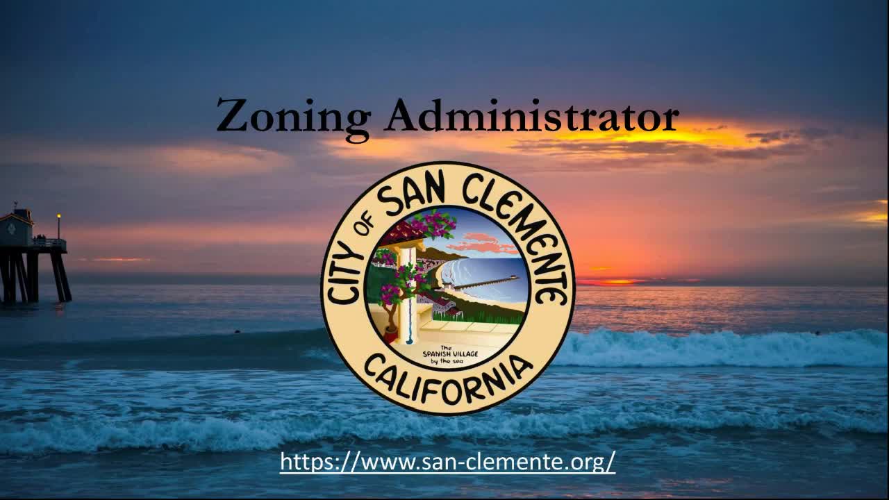 San Clemente zoning administrator approves short‑term rental permit for 242 Avenida Santa Barbara
