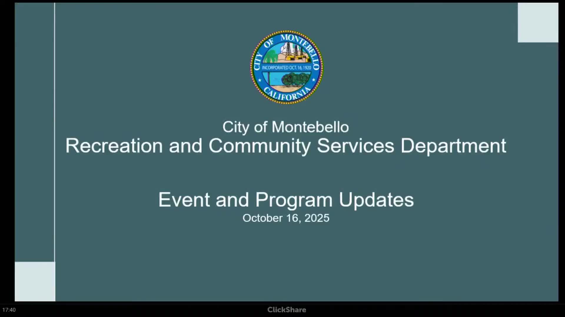 Montebello applies for two park grants; $4 million trails-and-accessibility bid targets Reggie Park