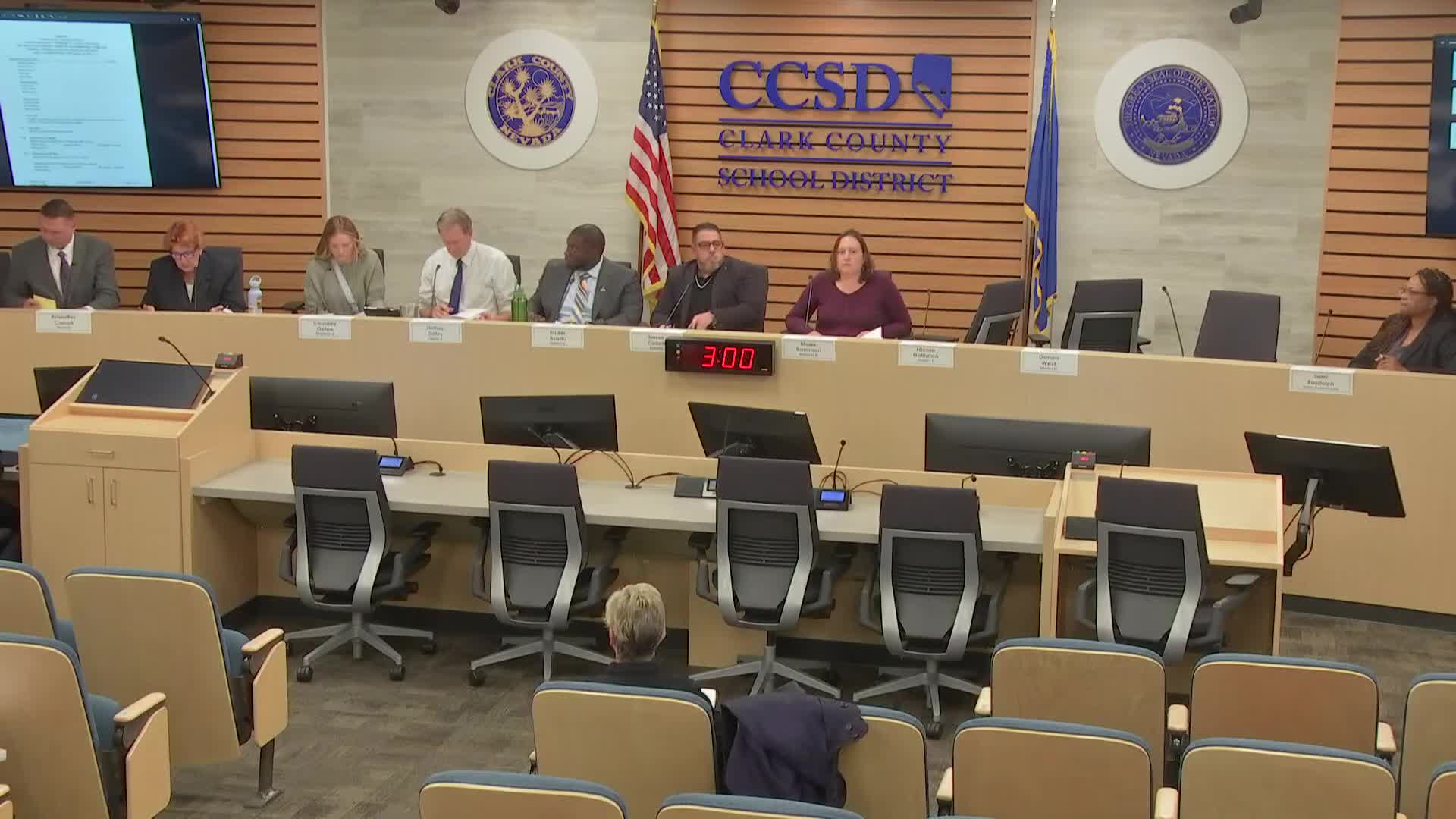 CCSD recommending committee forwards parent and student nominees; ties leave medicine/nursing and religion seats unresolved