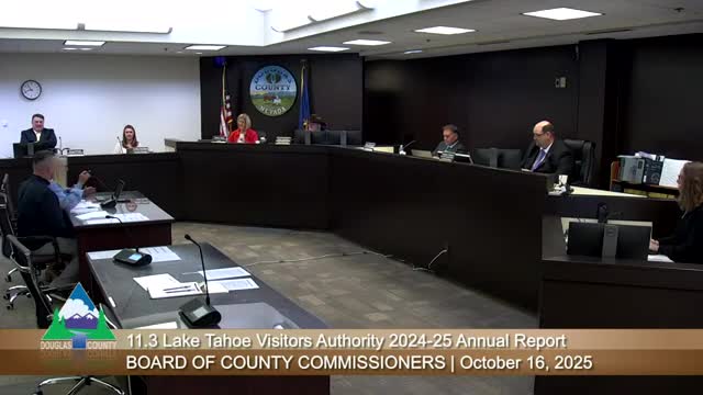 Lake Tahoe Visitors Authority presents FY25 report; commissioners press for event-center impact data