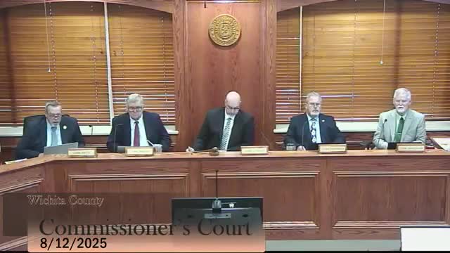 Wichita County court approves consent agenda; judge announces budget and tax-rate schedule