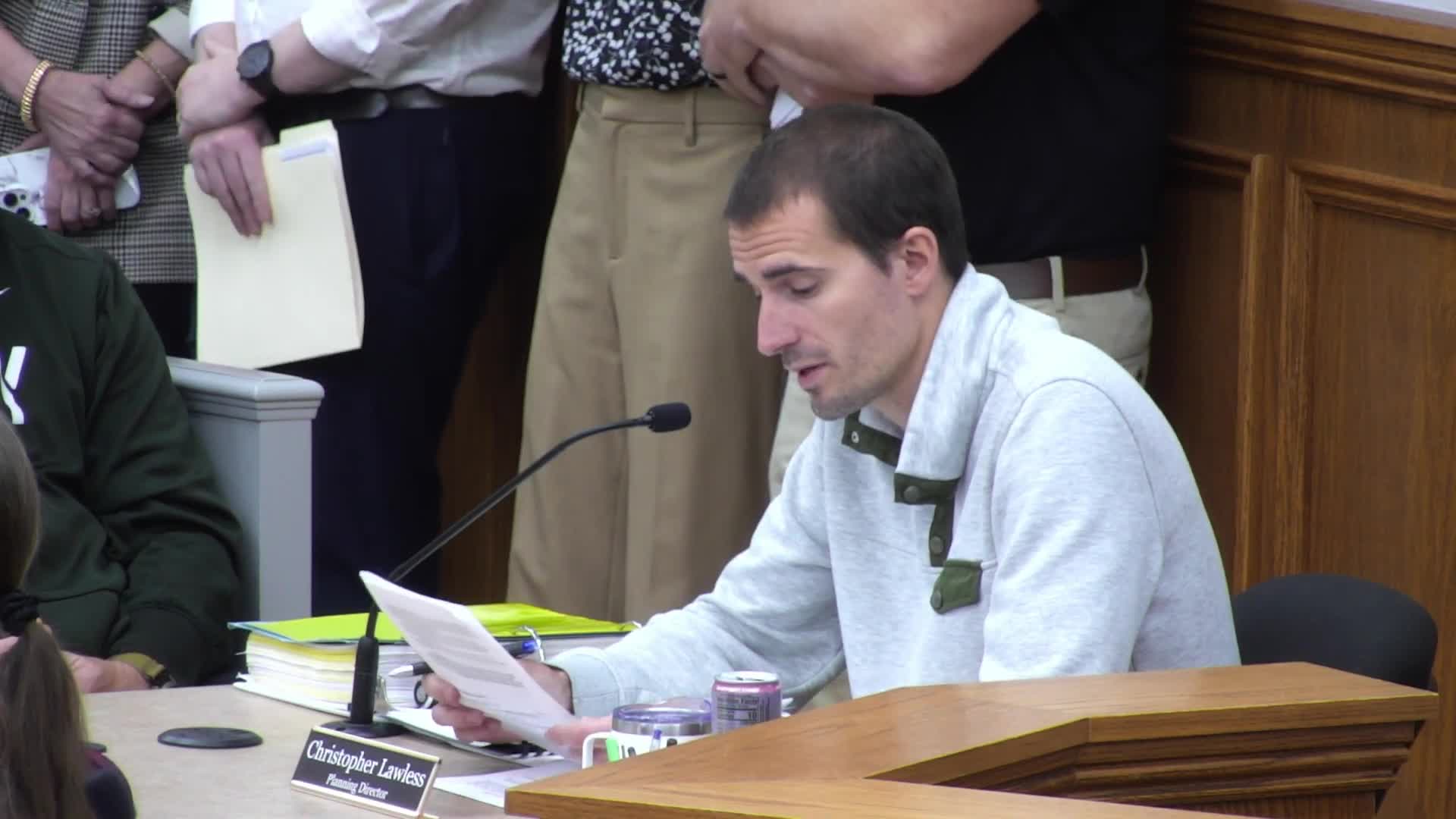 Commission forwards Crossroads rezoning to county commission; approves site plans and several preliminaries