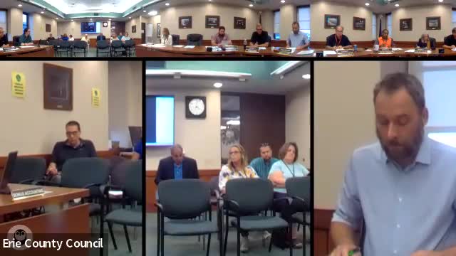 Erie County committee debates $30,000 line item for central booking (LiveScan) fee