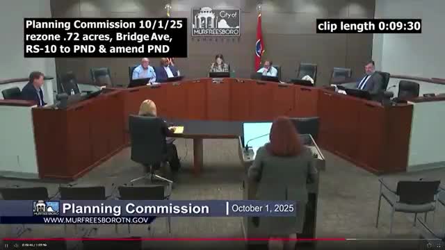 Planning Commission approves rezoning to expand PND for WEGO park‑and‑ride at Bridge Avenue and New Salem Highway
