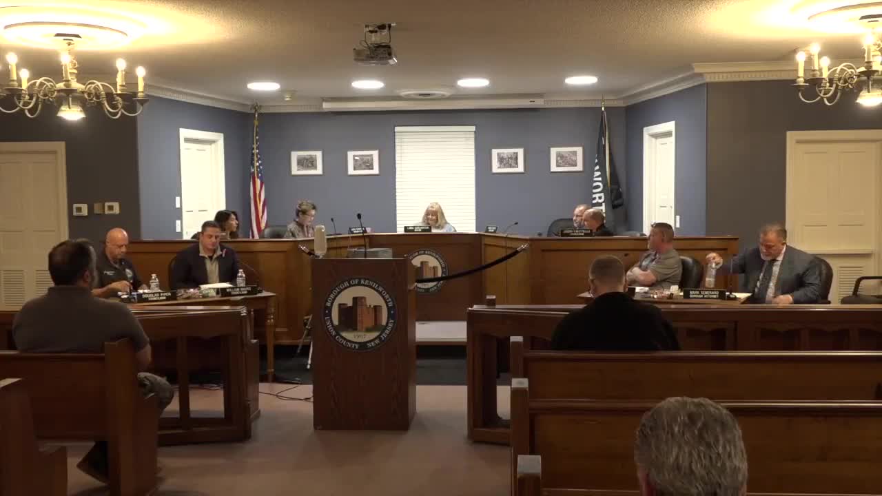 Kenilworth council approves consent agenda; discusses road work, grants, public‑safety reminders and community events