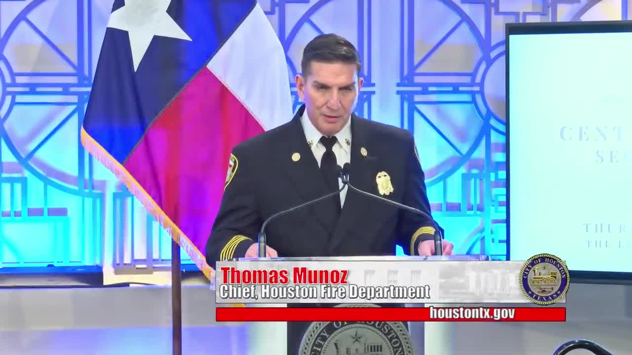 Houston honors firefighters, volunteers who aided Central Texas flood response