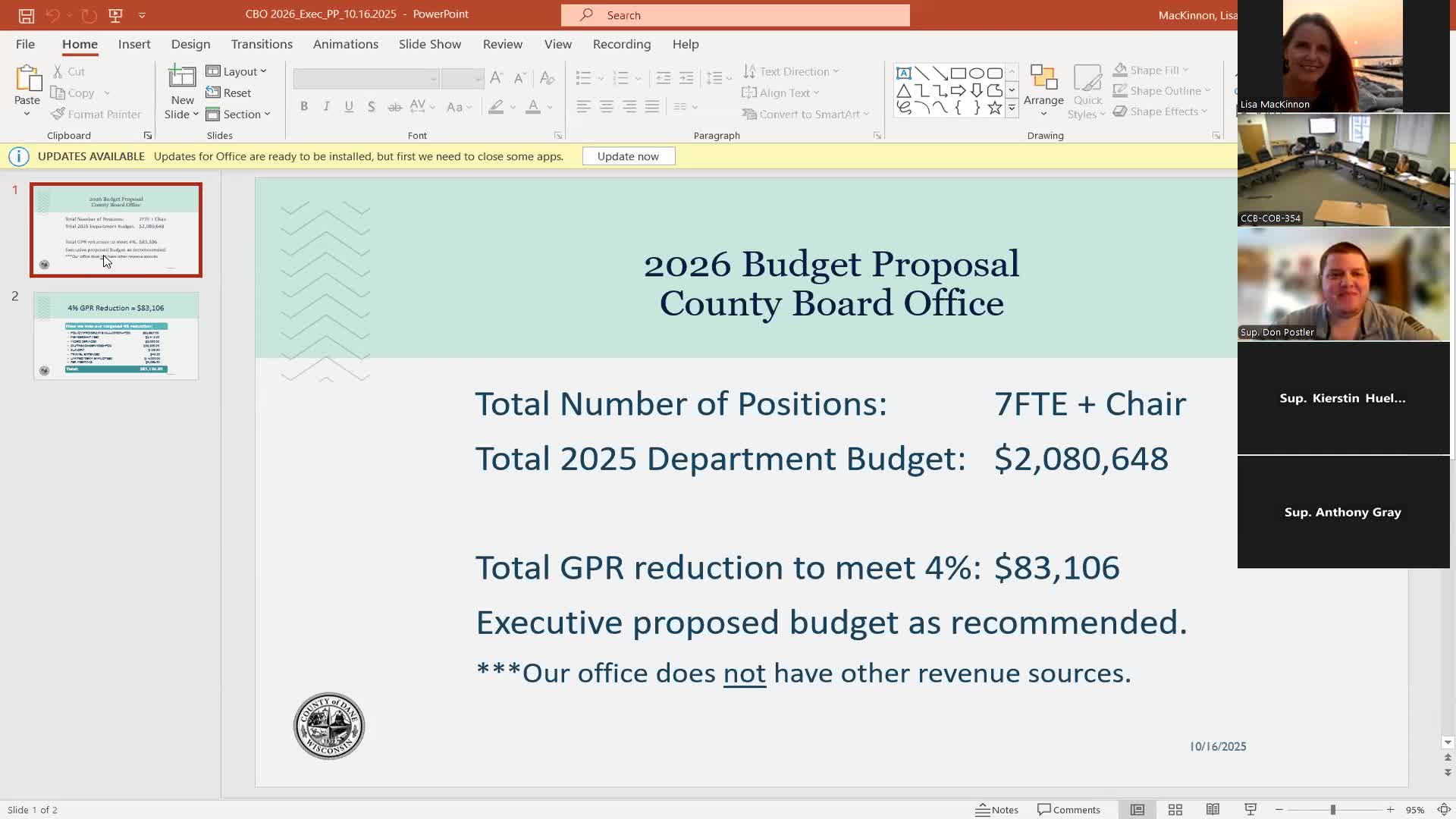 Executive Committee recommends change to vacancy appointments, shifts special elections to regular election days