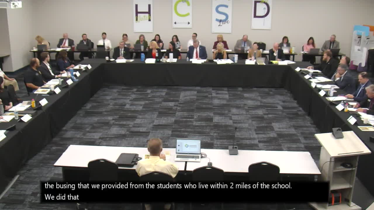 School leaders, commissioners press state for bus‑zone change as stacking and sidewalks drive local debate