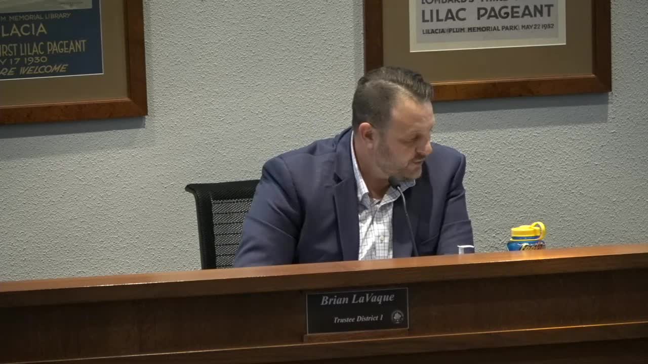 Lombard committee approves $20,000 Placer AI subscription; committee backs downtown boundary expansion
