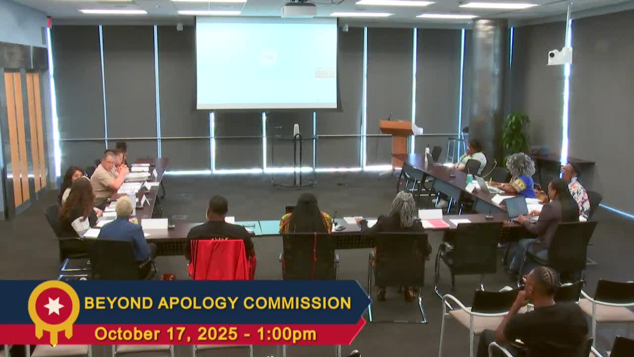 Commission asks city for more travel funding after three-commissioner allotment for national reparations symposium