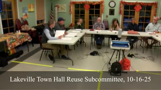 Lakeville subcommittee hears $24,700 proposal for town hall assessment; discusses septic, energy code, accessibility